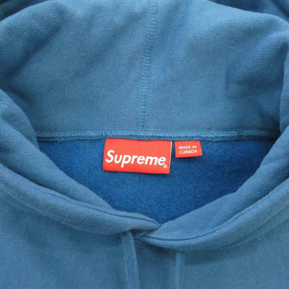 Supreme シュプリーム 21AW Box Logo Hooded Sweatshirt ボックスロゴ スウェットシャツ フーディー パーカー ブルー系 S【中古】
