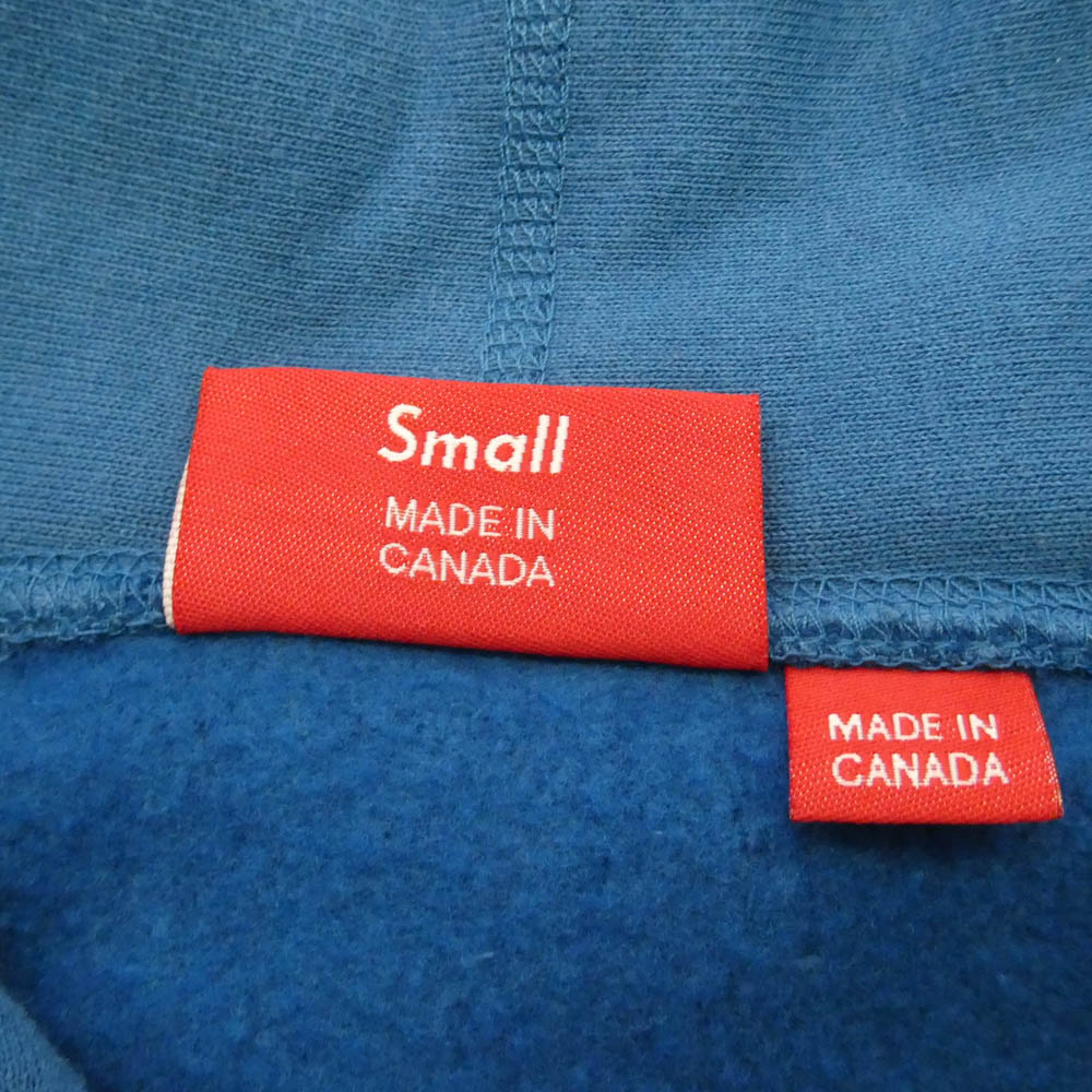 Supreme シュプリーム 21AW Box Logo Hooded Sweatshirt ボックスロゴ スウェットシャツ フーディー パーカー ブルー系 S【中古】