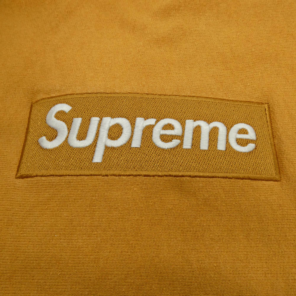 Supreme シュプリーム 23AW Box Logo Hooded Sweatshirt ボックスロゴ スウェットシャツ フーディー パーカー ライトブラウン系 S【中古】