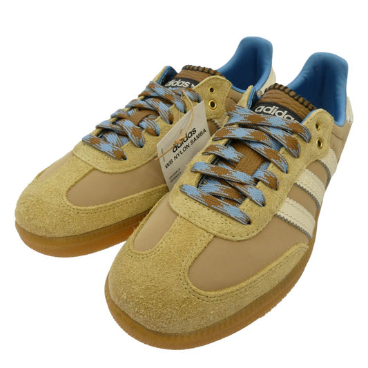 adidas アディダス IH3261 × Wales Bonner Nylon Samba Desert Wonder White Ash Blue ウェールズボナー ナイロン サンバ デザート ワンダーホワイト アッシュブルー ローカットスニーカー マルチカラー系 26cm【新古品】【未使用】【中古】