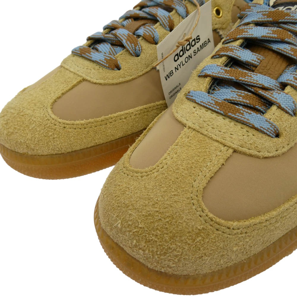 adidas アディダス IH3261 × Wales Bonner Nylon Samba Desert Wonder White Ash Blue ウェールズボナー ナイロン サンバ デザート ワンダーホワイト アッシュブルー ローカットスニーカー マルチカラー系 26cm【新古品】【未使用】【中古】