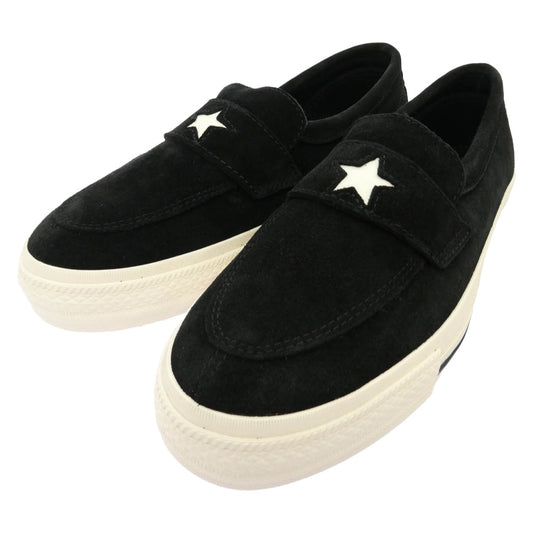 CONVERSE コンバース 1SC911 × 森山大道 × NEXUSVII Addict One Star Loafer Black Special Set アディクト ネクサスセブンワンスター ローファー スエード ローカットスニーカー ブラック系 25.5cm【新古品】【未使用】【中古】