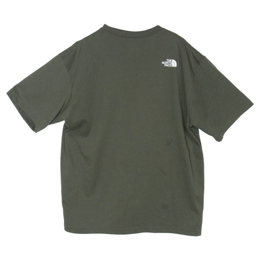THE NORTH FACE ノースフェイス NT32352 S/S Nuptse Tee ショートスリーブ ヌプシ Tシャツ 半袖カットソー カーキ系 XL【中古】