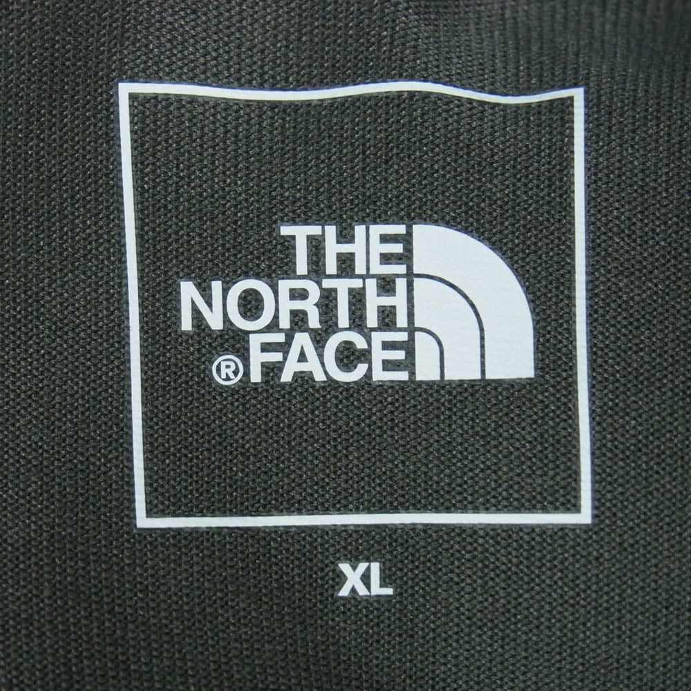 THE NORTH FACE ノースフェイス NT32352 S/S Nuptse Tee ショートスリーブ ヌプシ Tシャツ 半袖カットソー カーキ系 XL【中古】