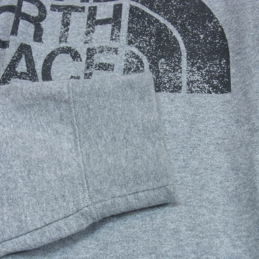 THE NORTH FACE ノースフェイス NT82132 L/S Organic Camp Tee ロングスリーブ オーガニック キャンプ Tシャツ 長袖カットソー グレー系 L【中古】