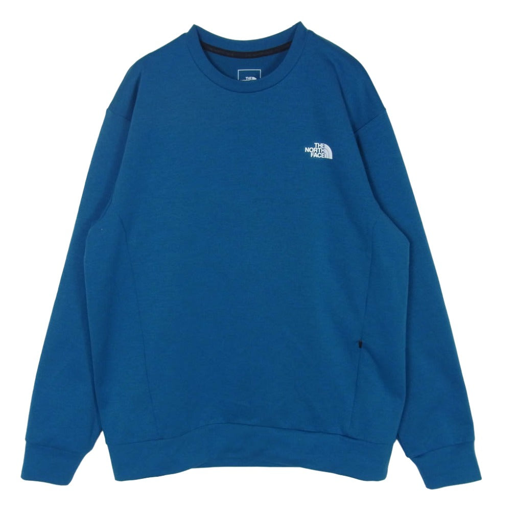 THE NORTH FACE ノースフェイス NT32496 Motion Crew モーション クルー Tシャツ 長袖カットソー 青緑系 L【中古】