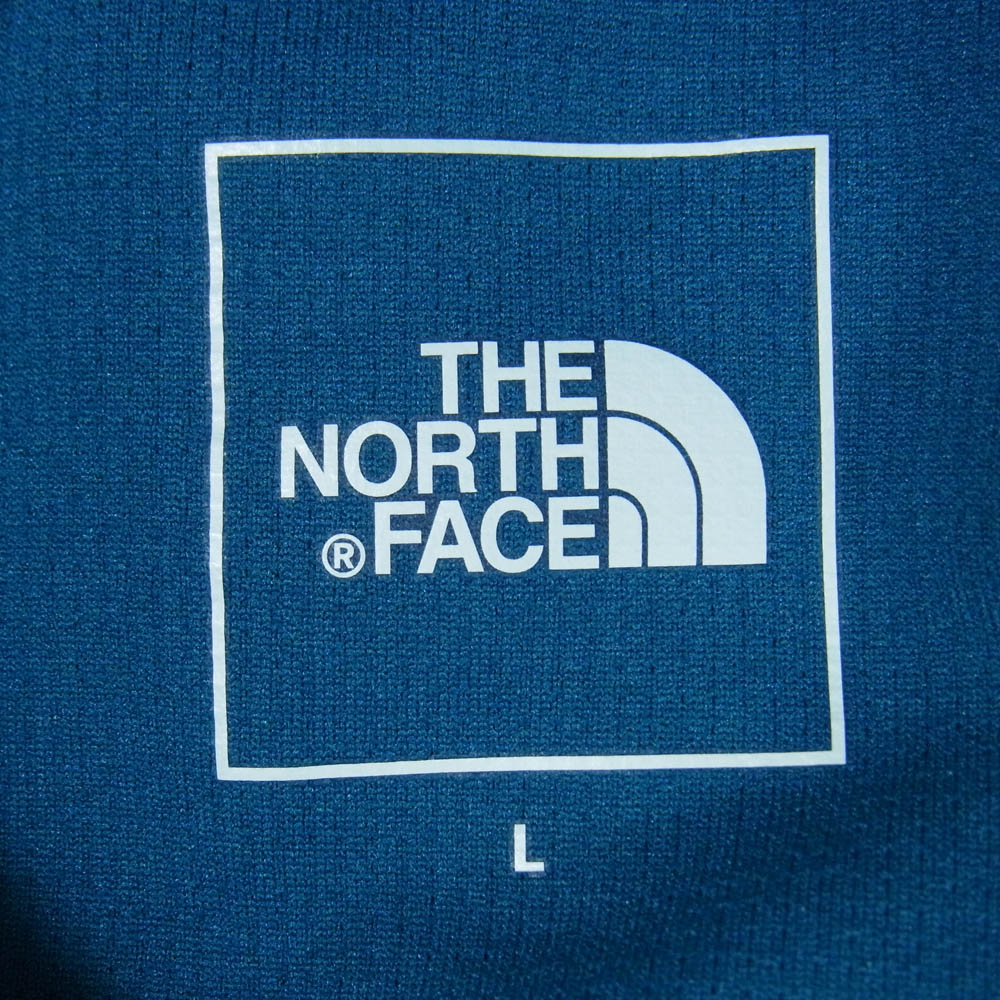 THE NORTH FACE ノースフェイス NT32496 Motion Crew モーション クルー Tシャツ 長袖カットソー 青緑系 L【中古】
