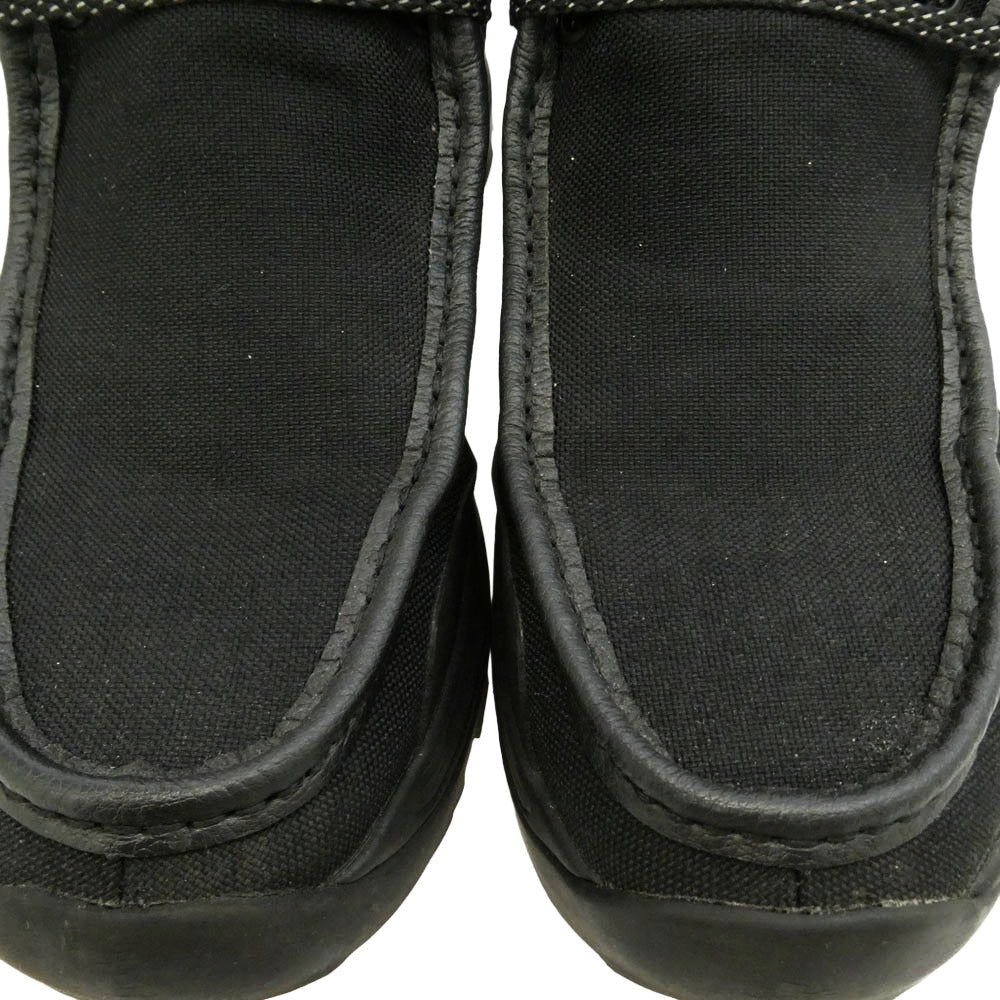 THE NORTH FACE ノースフェイス NF52240R Shuttle Moccasin WP シャトル モカシン ウォータープルーフ ミドルカット スニーカー ブラック系 26cm【中古】