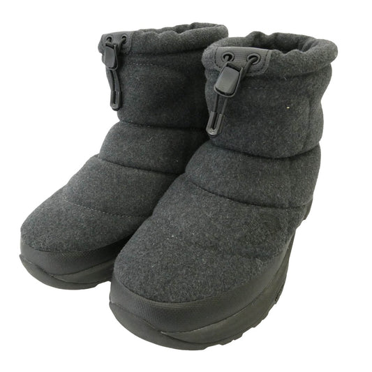 THE NORTH FACE ノースフェイス NF51874 Nuptse Bootie WP VI short ヌプシ ブーティ ウォータープルーフ ショート ハイカット ブーツ ブラック系 26cm【中古】