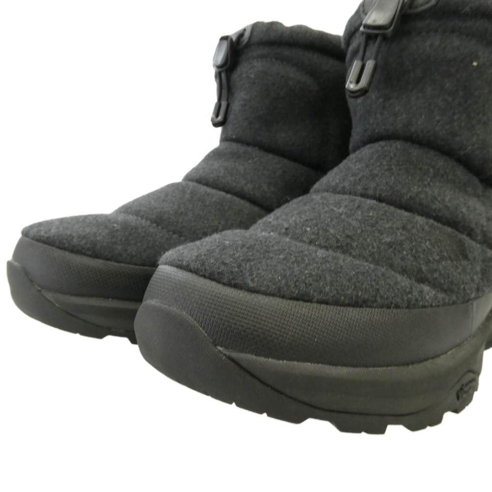 THE NORTH FACE ノースフェイス NF51874 Nuptse Bootie WP VI short ヌプシ ブーティ ウォータープルーフ ショート ハイカット ブーツ ブラック系 26cm【中古】