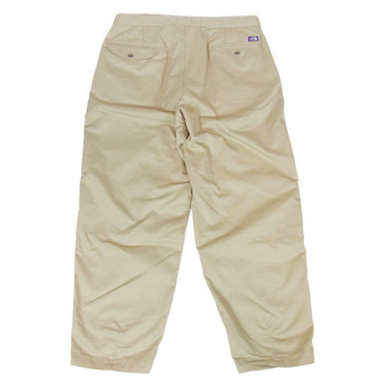 THE NORTH FACE ノースフェイス NT5052N PURPLE LABEL Stretch Twill Wide Tapered Pants パープルレーベル ストレッチ ツイル テーパード パンツ ベージュ系 34【中古】