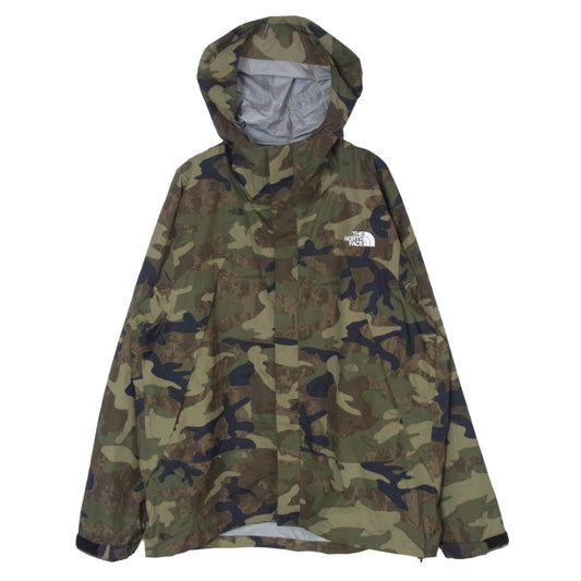 THE NORTH FACE ノースフェイス NP61535 ノベルティ ドットショット マウンテンパーカー 迷彩柄 ジャケット カーキ系 XL【中古】