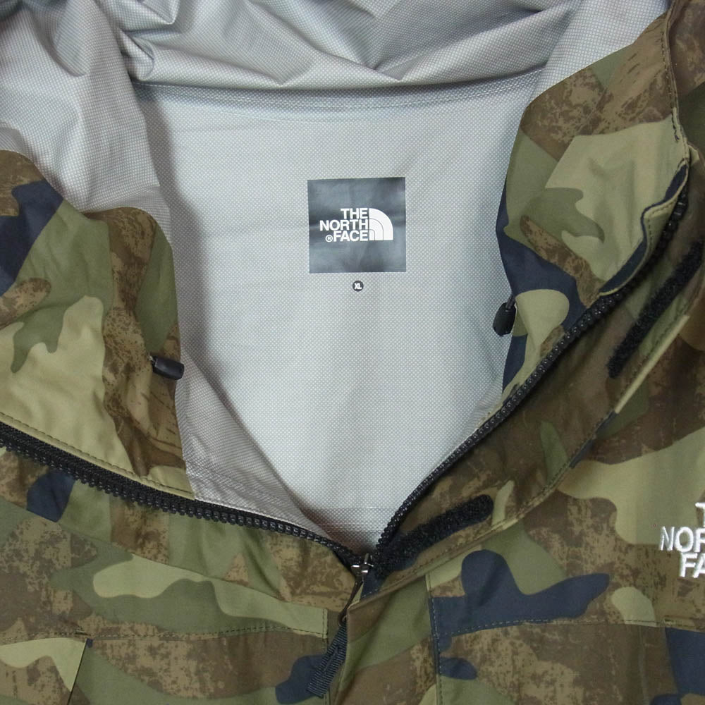 THE NORTH FACE ノースフェイス NP61535 ノベルティ ドットショット マウンテンパーカー 迷彩柄 ジャケット カーキ系 XL【中古】