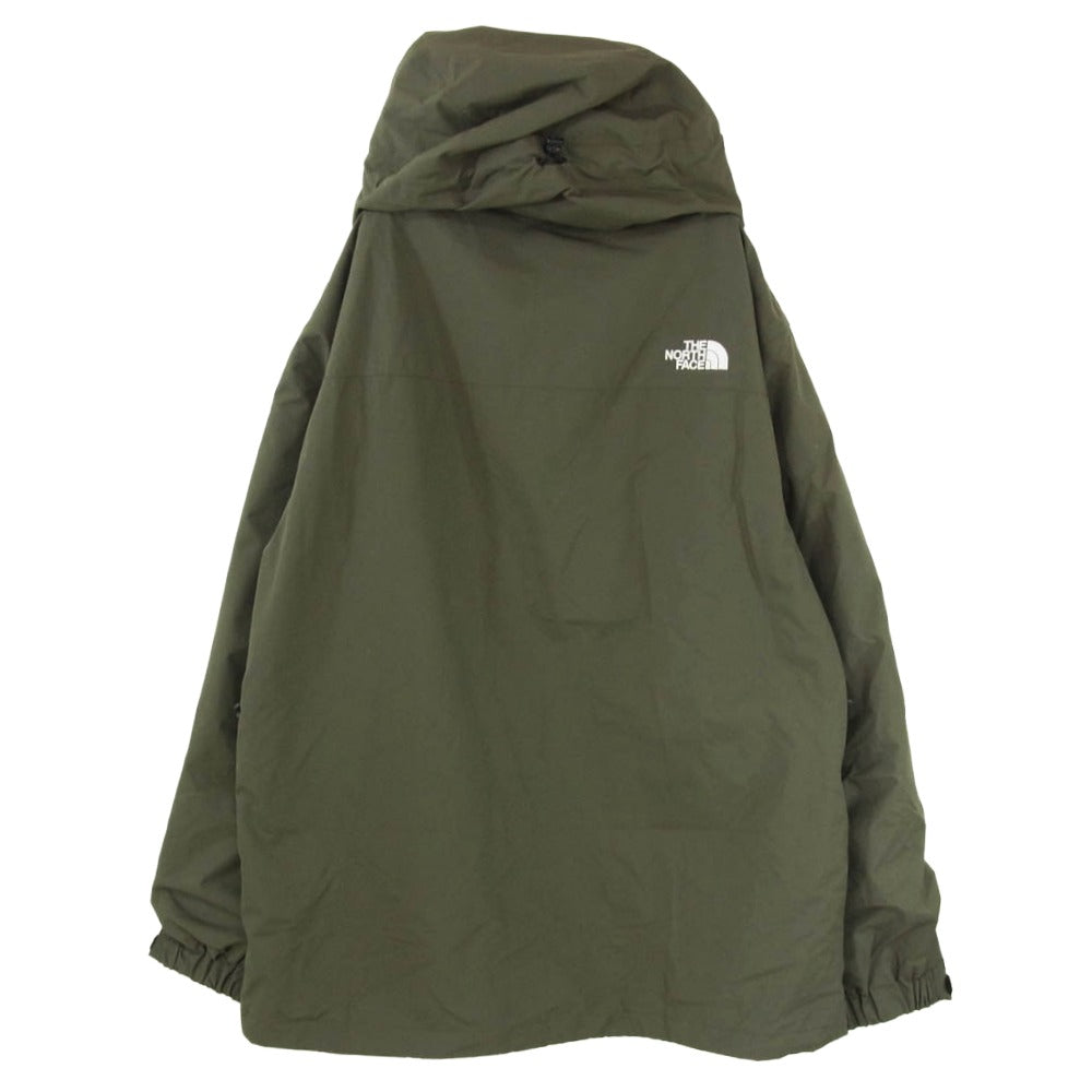 THE NORTH FACE ノースフェイス NP61940 Scoop Jacket ナイロン ダブルジップ スクープ ジャケット カーキ系 XL【中古】