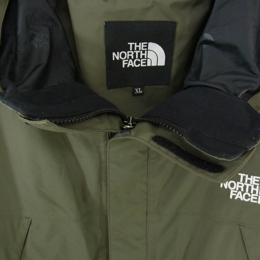 THE NORTH FACE ノースフェイス NP61940 Scoop Jacket ナイロン ダブルジップ スクープ ジャケット カーキ系 XL【中古】