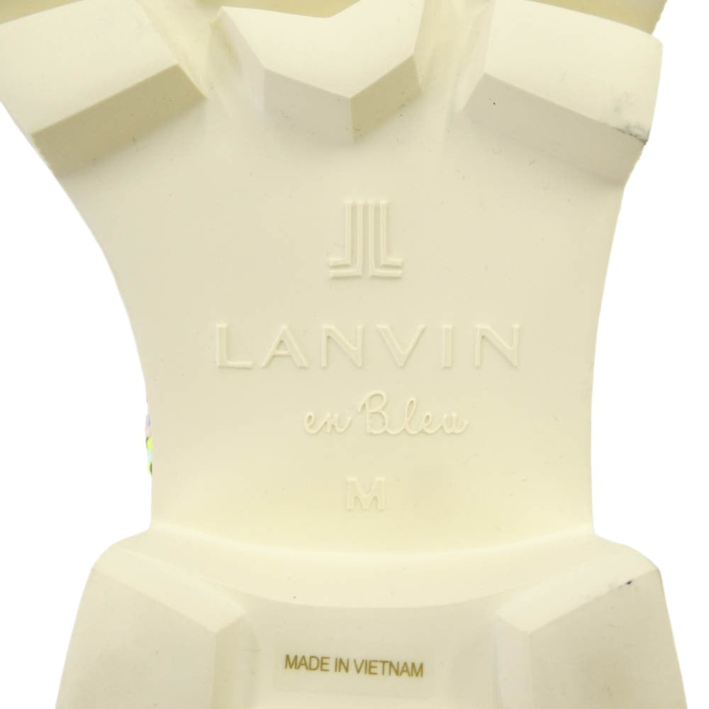 LANVIN en Bleu ランバンオンブルー トラックソール バックストラップ サンダル ベージュ系 M【美品】【中古】