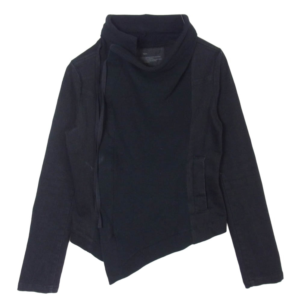 バジュラ スウェット ストレッチデニム切替 ライダース ジャケット ブラック系 2【中古】