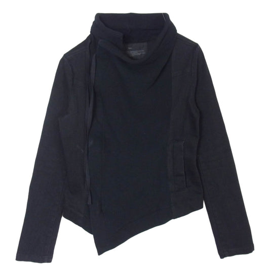 バジュラ スウェット ストレッチデニム切替 ライダース ジャケット ブラック系 2【中古】
