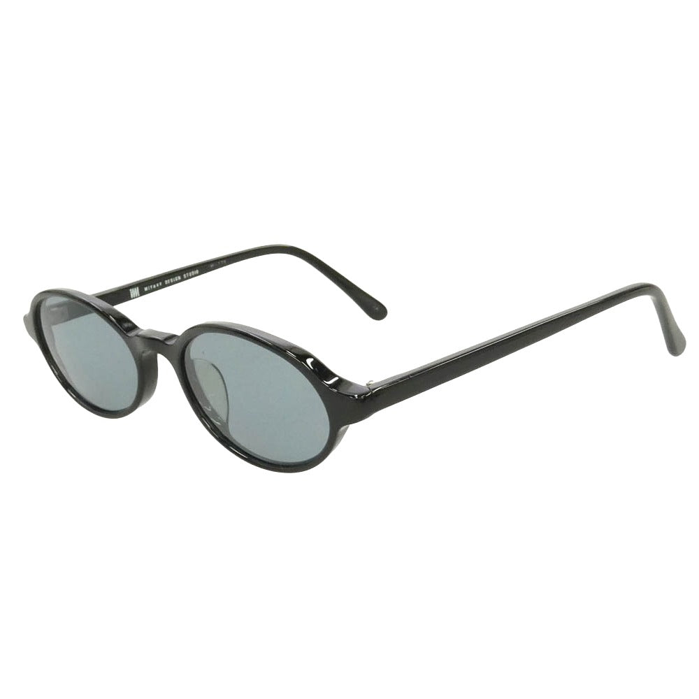 im MIYAKE DESIGN STUDIO イッセイミヤケデザインスタジオ IM-173 オーバル アイウェア サングラス ブラック系 49□19 140【中古】
