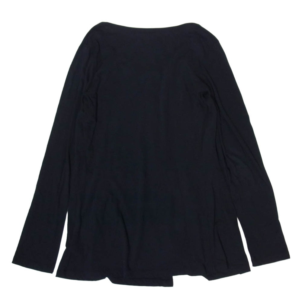 ANN DEMEULEMEESTER アンドゥムルメステール インコントロタグ 国内正規品 コットン天竺 ダブルボタン カーディガン ブラック系 38【中古】
