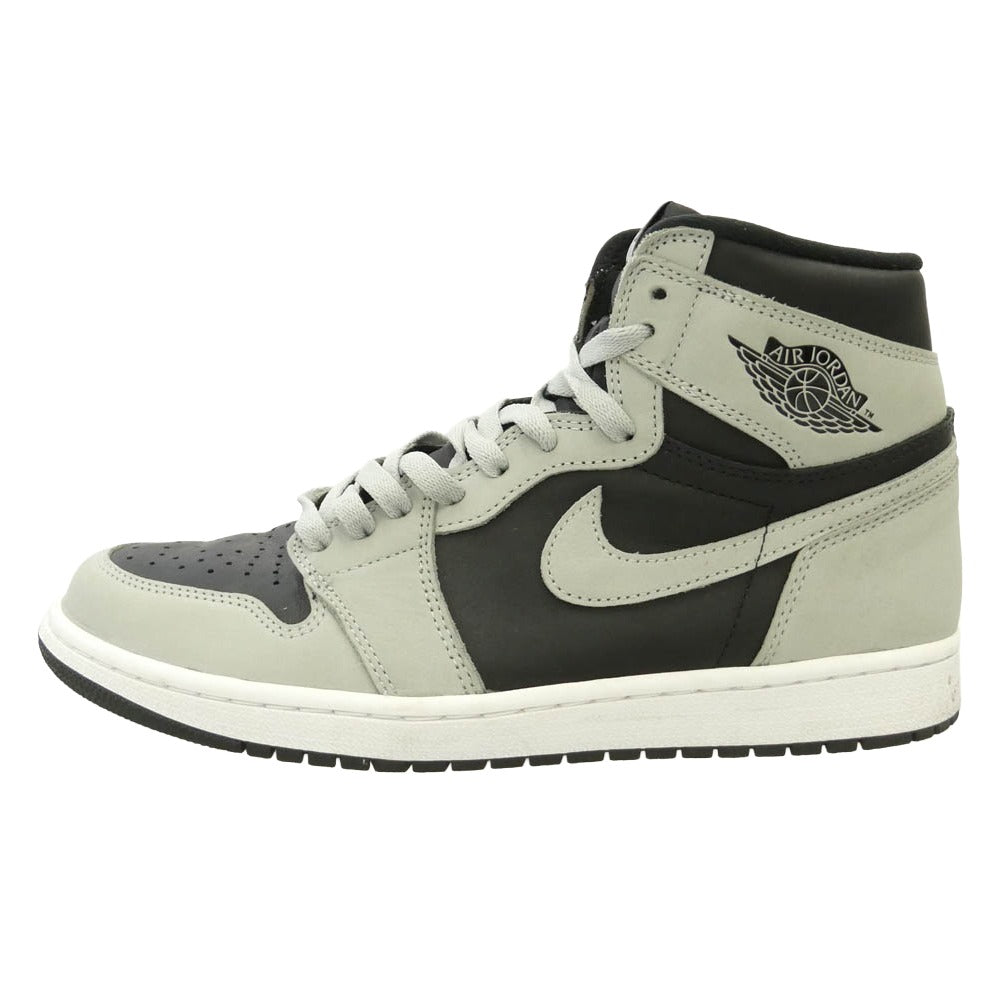 NIKE ナイキ 555088-035 Air Jordan 1 High Retro OG Shadow 2.0 エアジョーダン1 ハイ レトロ シャドウ ハイカット スニーカー ブラック系 グレー系 28cm【中古】