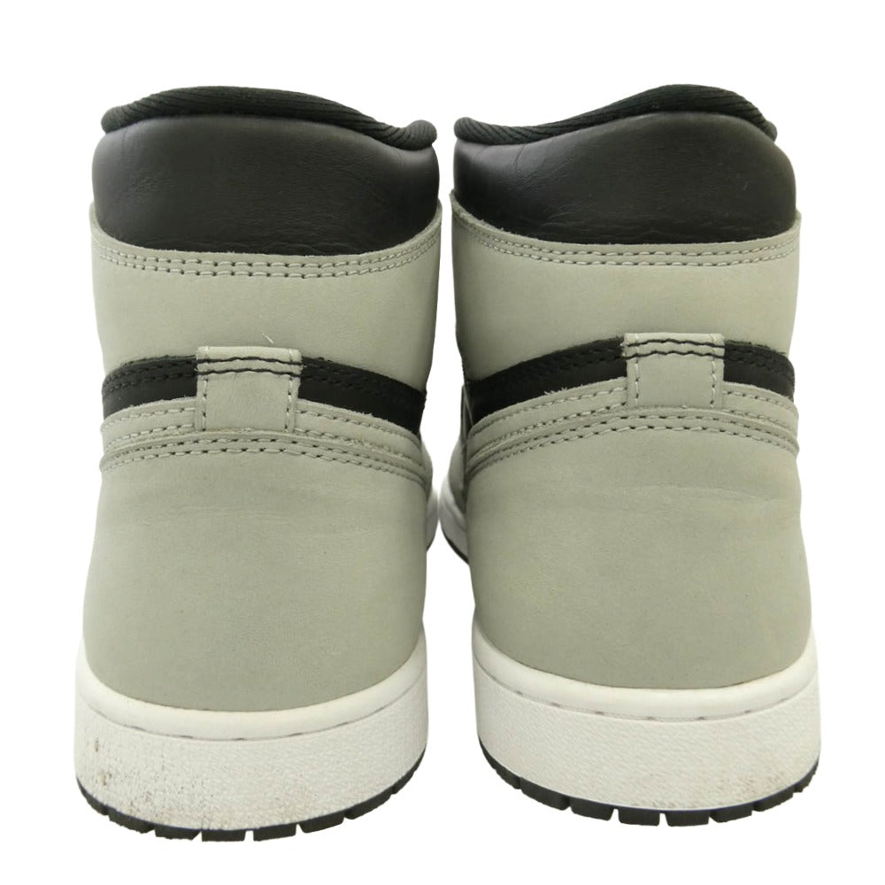 NIKE ナイキ 555088-035 Air Jordan 1 High Retro OG Shadow 2.0 エアジョーダン1 ハイ レトロ シャドウ ハイカット スニーカー ブラック系 グレー系 28cm【中古】