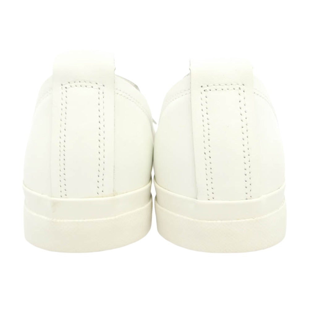 UNDERCOVER アンダーカバー 24AW UC2D9F02 LOGO LEATER SNEAKERS ロゴ プリント カウハイド レザー スニーカー ホワイト系 27.5cm【美品】【中古】