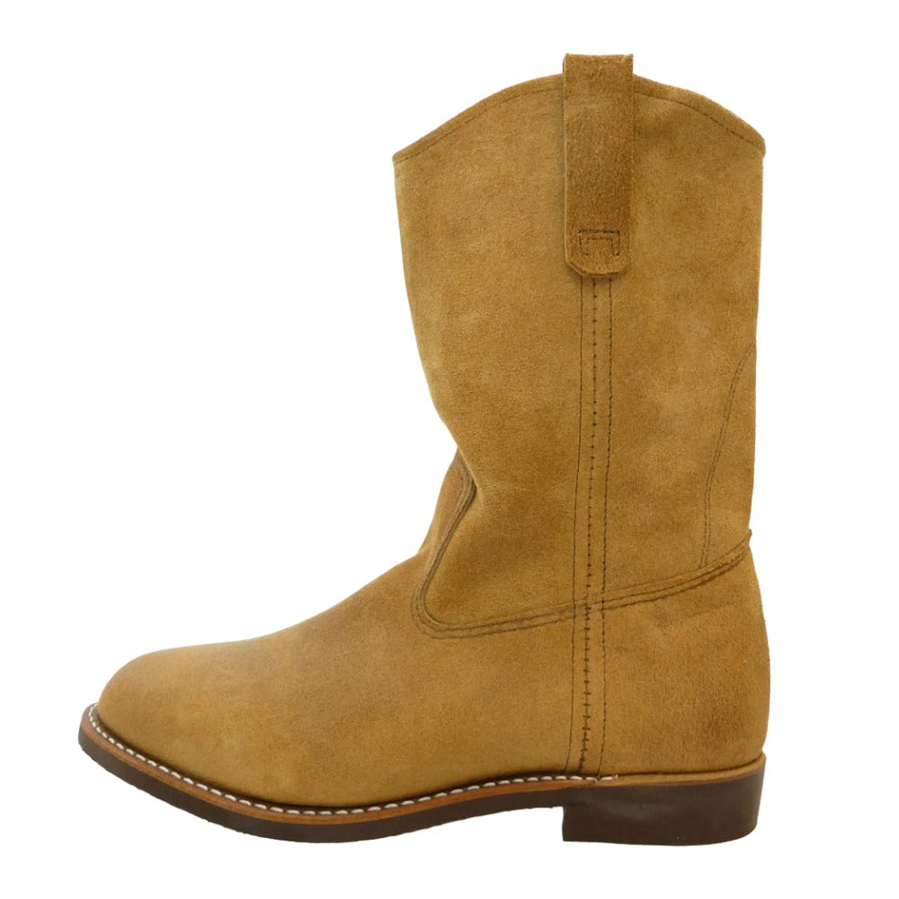 RED WING レッドウィング 8060 11-inch Pecos 11インチ ペコス ホーソーン ミュールスキナー スウェード ワークブーツ ライトブラウン系 8.5【美品】【中古】