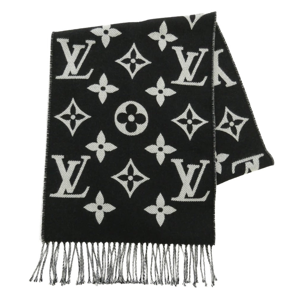 【美品】LOUIS VUITTON　マフラー LOUIS VUITTON ルイ・ヴィトン M77853 LV エセンシャル モノグラム
