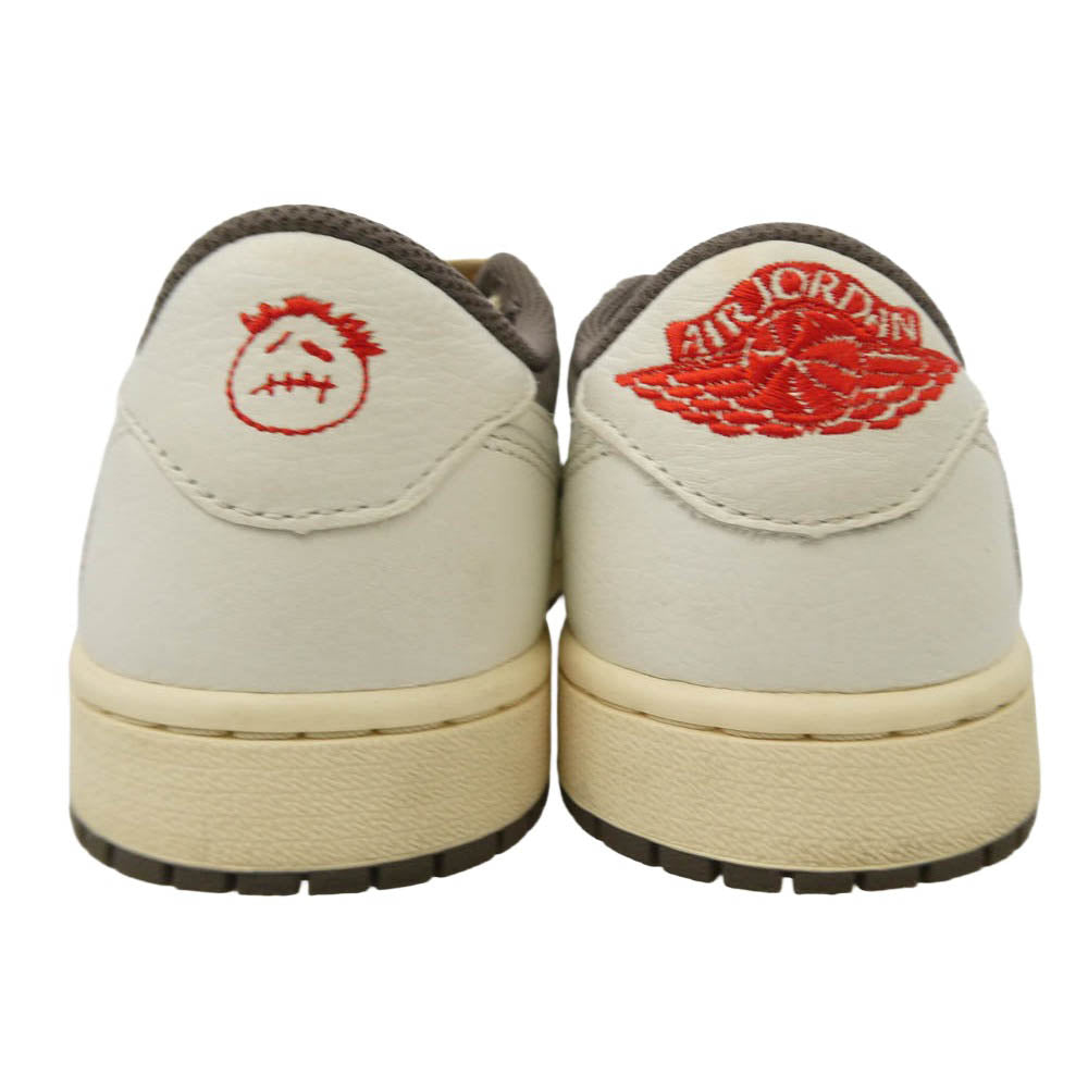 NIKE ナイキ DM7866-162 × Travis Scott トラヴィス スコット Air Jordan 1 Low REVERSE MOCH エアジョーダン ワン ロー リバース モカ ローカット スニーカー ブラウン系 24cm【中古】