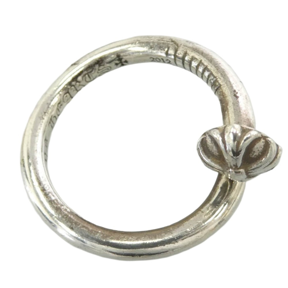 CHROME HEARTS クロムハーツ（原本無） NAIL CRSBALL ネイル クロスボール リング シルバー系 11.5号【中古】