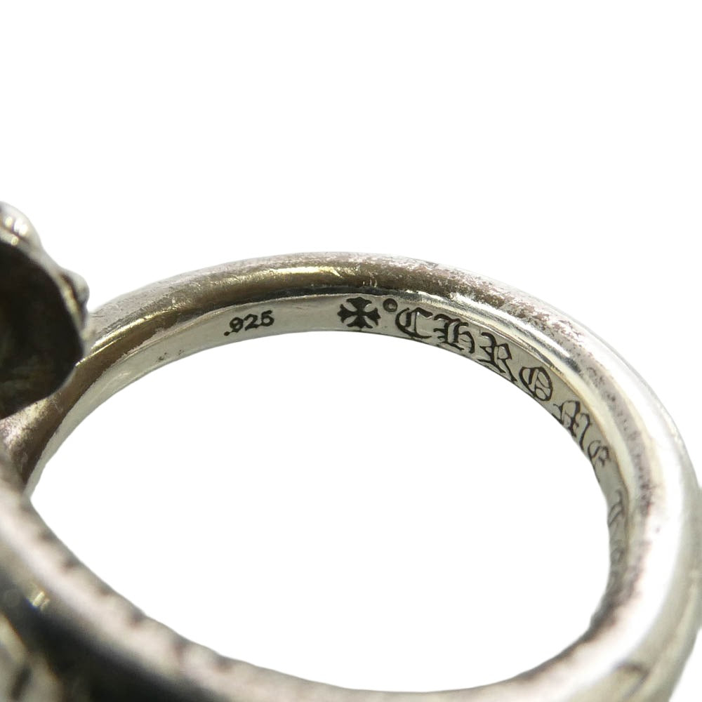 CHROME HEARTS クロムハーツ（原本無） NAIL CRSBALL ネイル クロスボール リング シルバー系 11.5号【中古】