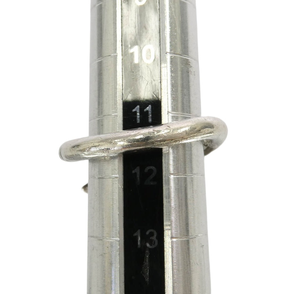 CHROME HEARTS クロムハーツ（原本無） NAIL CRSBALL ネイル クロスボール リング シルバー系 11.5号【中古】