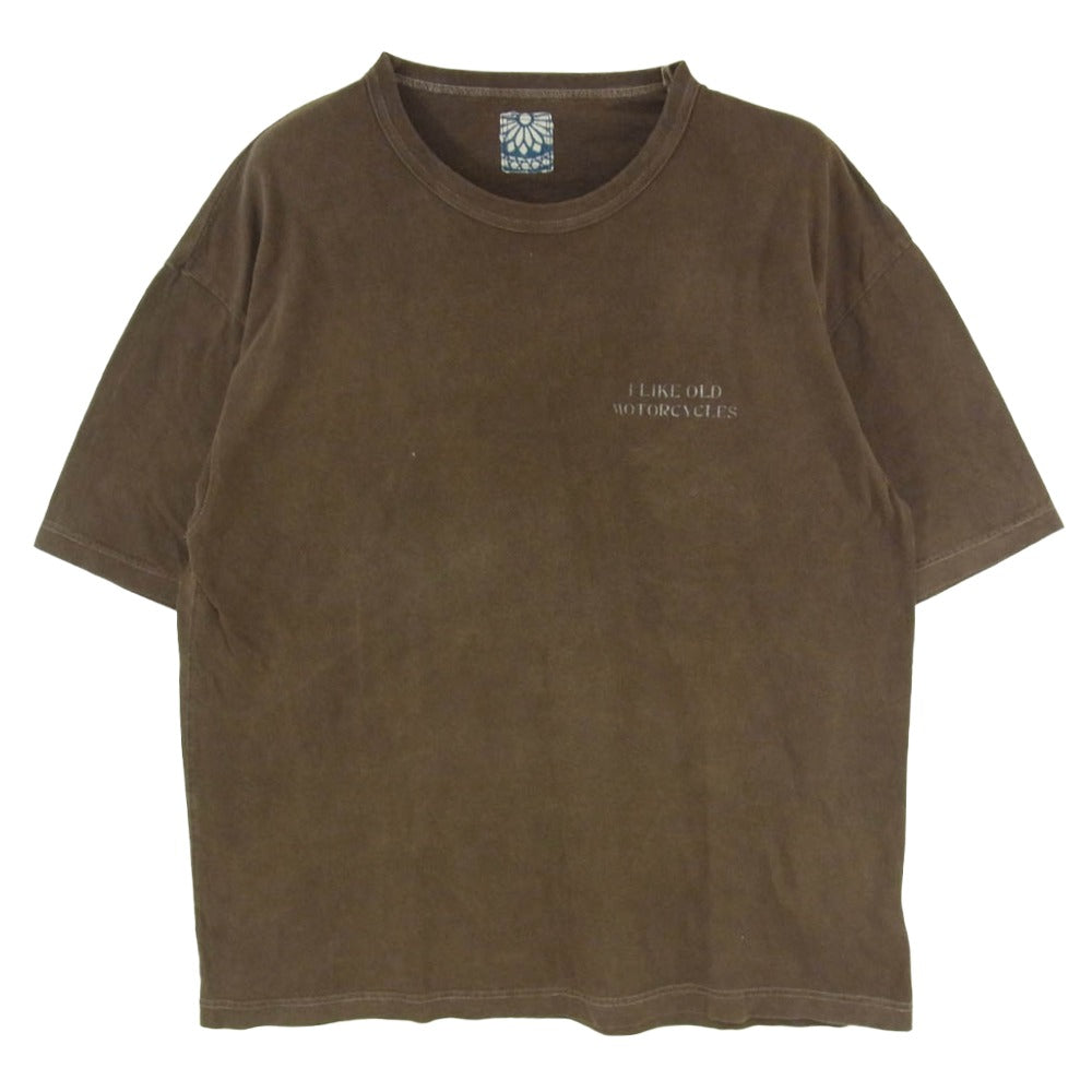 VISVIM ビズビム 0223905010008 JUMBO TEE S/S ジャンボ ショートスリーブ 半袖 クルーネック Ｔシャツ ブラウン系 4【中古】