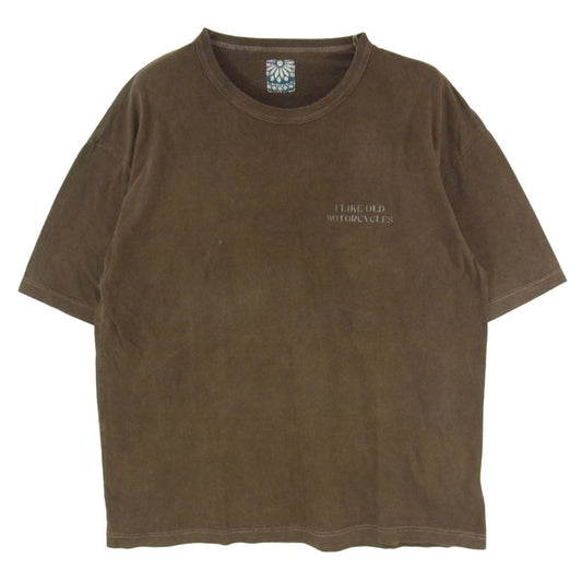 VISVIM ビズビム 0223905010008 JUMBO TEE S/S ジャンボ ショートスリーブ 半袖 クルーネック Ｔシャツ ブラウン系 4【中古】