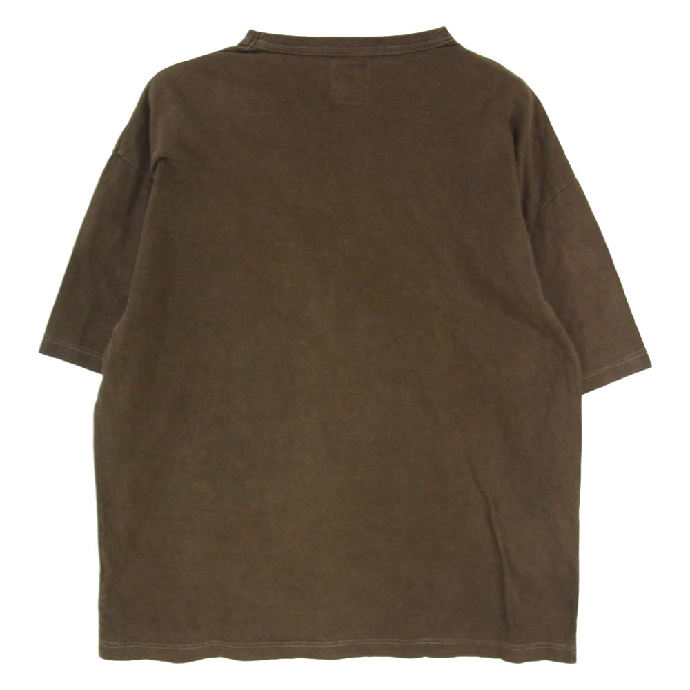 VISVIM ビズビム 0223905010008 JUMBO TEE S/S ジャンボ ショートスリーブ 半袖 クルーネック Ｔシャツ ブラウン系 4【中古】