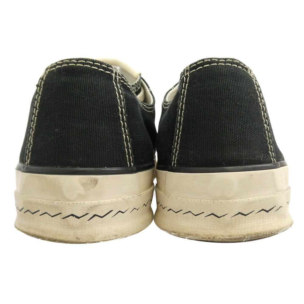 VISVIM ビズビム SKAGWAY LO スカグウェイ キャンバス ローカット スニーカー ブラック系 ホワイト系 US10【中古】