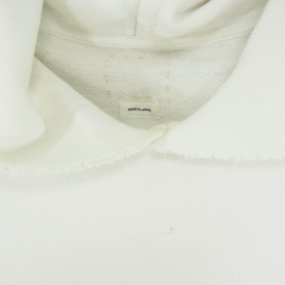 VISVIM ビズビム 23AW 0123205010017 SB HOODIE P.O. CRASH クラッシュ加工 フーディ プルオーバー パーカー ホワイト系 4【中古】