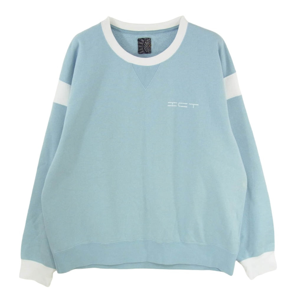 VISVIM ビズビム 25SS 0225905010001 CT JUMBO SB SWEAT L/S ICT限定 ジャンボ スウェット ライトブルー系 4【中古】
