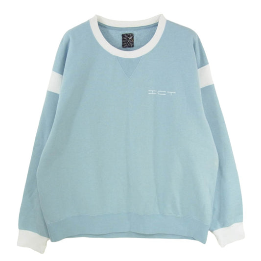 VISVIM ビズビム 25SS 0225905010001 CT JUMBO SB SWEAT L/S ICT限定 ジャンボ スウェット ライトブルー系 4【中古】
