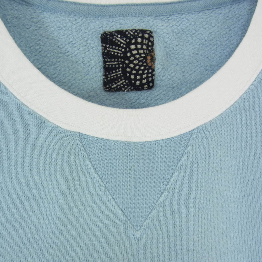 VISVIM ビズビム 25SS 0225905010001 CT JUMBO SB SWEAT L/S ICT限定 ジャンボ スウェット ライトブルー系 4【中古】