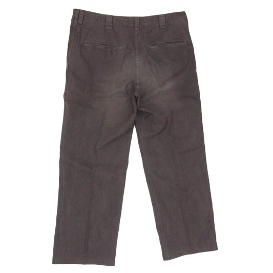 VISVIM ビズビム 24AW 0124205008009 WIDE CHINO PANTS CRASH ガーメントダイ ダメージ加工 チノ パンツ ブラック系 4【中古】