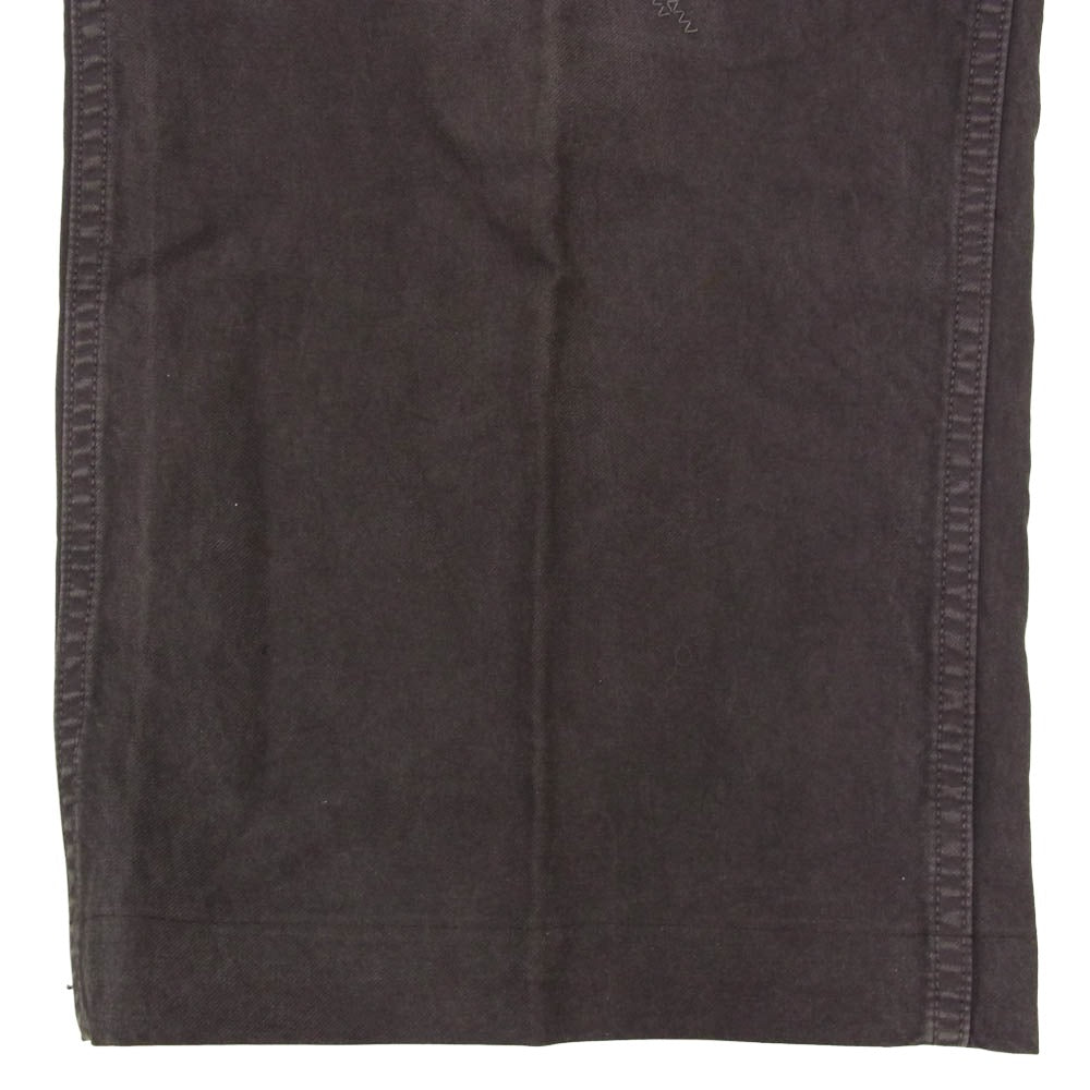 VISVIM ビズビム 24AW 0124205008009 WIDE CHINO PANTS CRASH ガーメントダイ ダメージ加工 チノ パンツ ブラック系 4【中古】