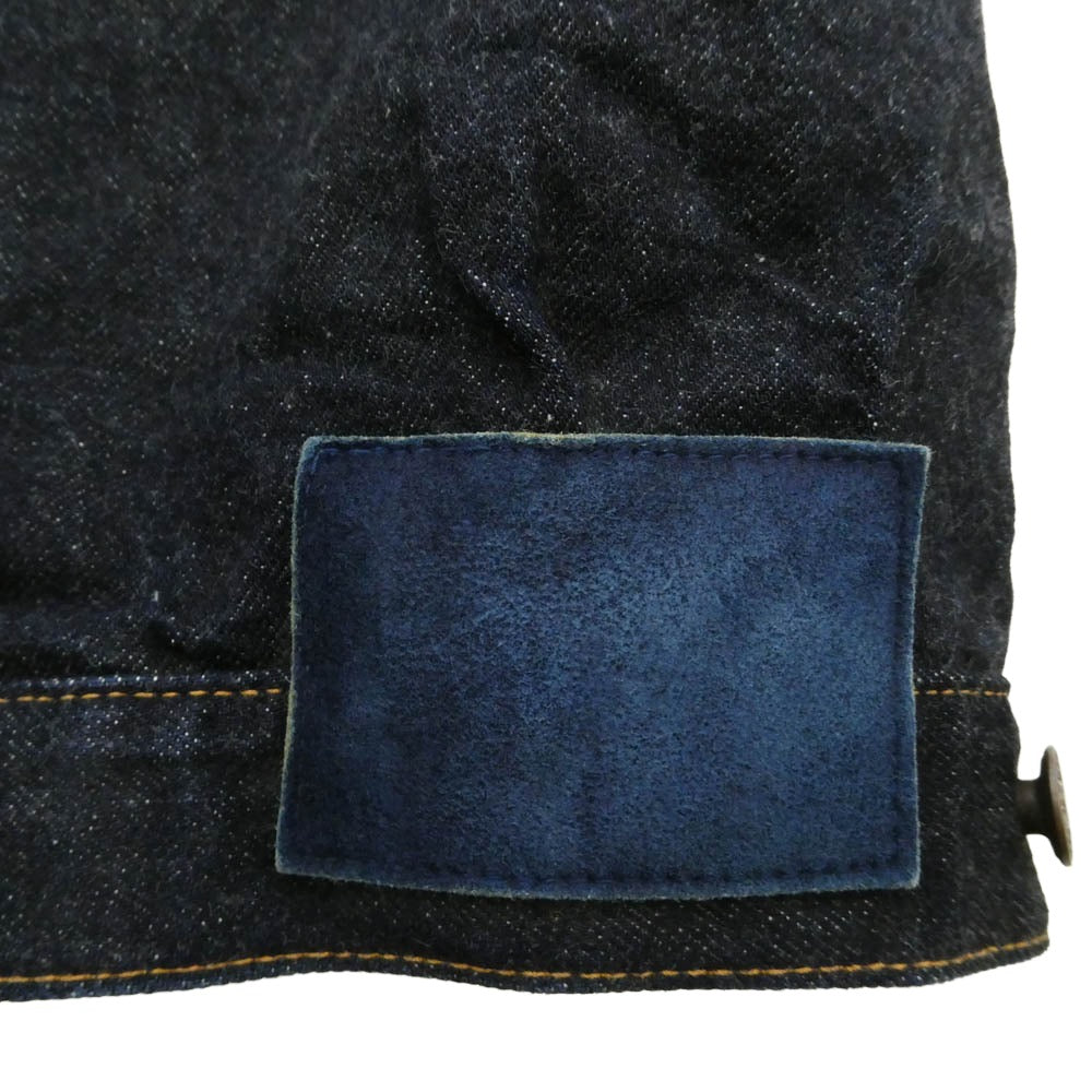 VISVIM ビズビム 22AW 0122205006002 101XX JKT RAW MUD OVERDYE 泥染め加工 オーバーダイ デニム ジャケット インディゴブルー系 3【中古】