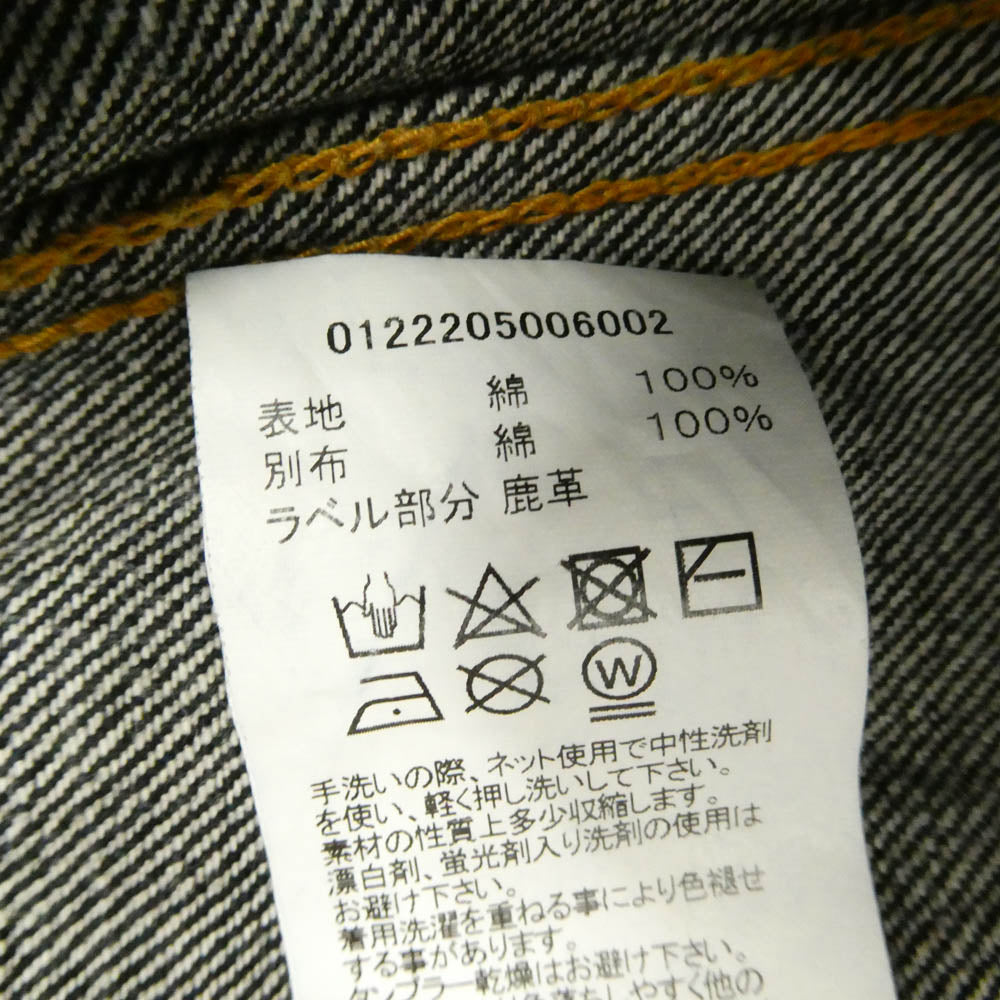 VISVIM ビズビム 22AW 0122205006002 101XX JKT RAW MUD OVERDYE 泥染め加工 オーバーダイ デニム ジャケット インディゴブルー系 3【中古】