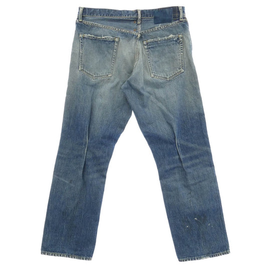 VISVIM ビズビム 21SS 0121105005024 SS JOURNEYMAN PANTS TACKED DMGD-27 ジャーニーマン タックド ダメージ加工 デニム パンツ インディゴブルー系 4【中古】