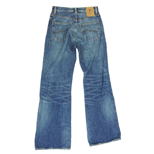 デニミスト Montauk モントーク フレア デニム パンツ インディゴブルー系 25【中古】