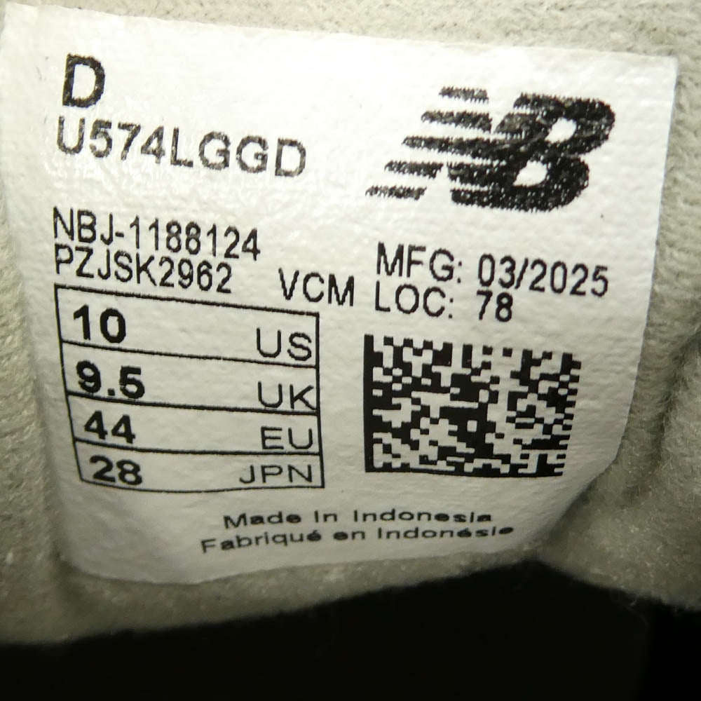 NEW BALANCE ニューバランス U574LGGD 574 Legacy Gray レガシー グレー ランニングシューズ ローカットスニーカー マルチカラー系 28cm【中古】