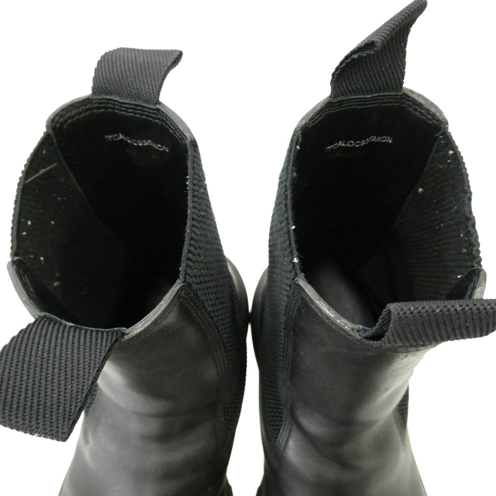 BURBERRY バーバリー 8076670 Creeper Chelsea Boot クリーパー チェルシー サイドゴア ブーツ ブラック系 43【中古】