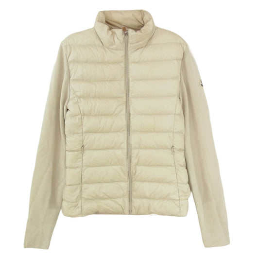 MONCLER モンクレール L19549800005 CARDIGAN TRICOT カーディガン トリコット ダウン ジップアップ ジャケット オフホワイト系 14A【中古】